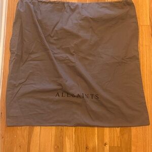 All Saints Grey Duster Bag